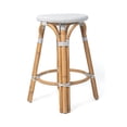 thumbnail image 1 of Classic Bistro Backless Rattan Counter Stool, 1 of 6