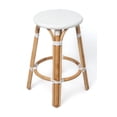thumbnail image 1 of Classic Bistro Backless Rattan Counter Stool, 1 of 6