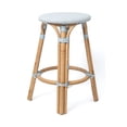 thumbnail image 1 of Classic Bistro Backless Rattan Counter Stool, 1 of 6
