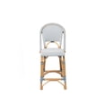 thumbnail image 1 of Classic Rattan Counter Stool High Back Adjustable Seat Counter Height Handmade Manau Rattan Bar Stool 300 lb Capacity, 1 of 7