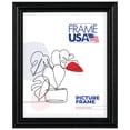thumbnail image 1 of 16x20 Picture Frame, Black Classic Style 60823–002, 1 Inch Wood with Plexiglass, Wall Display, 1 of 4
