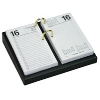 AT-A-GLANCE Desk Calendar Base, 21 Style, Black, Holds 4 1/2