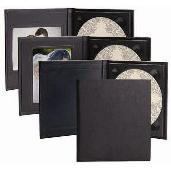 Classic Black CD/DVD Folios - Pack of 12