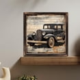 thumbnail image 1 of Classic Black Car Vintage Wooden Sign Wall Plaque - Vintage Art Decoration, Wall Decoration - Ideal Gift For Home Decoration, Living Room, Bathroom, Bedroom, Garden, Dining, Bar, Cafe, Festival Par, 1 of 7