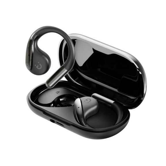 Classic Black Ear hook Wireless Earbuds Sport Neckband Headphones, Noise-Reducing Bluetooth Earphones For iPhone/Android, Sweatproof Gym & Running Earphones