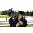 Grac Cap Classic Black Graduation Cap and Gown Set with Tassel – Unisex ...