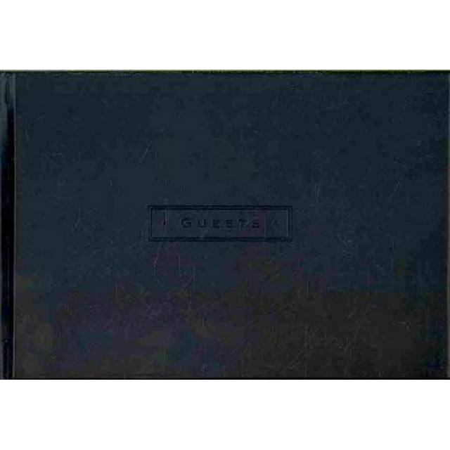 Classic Black Guest Book