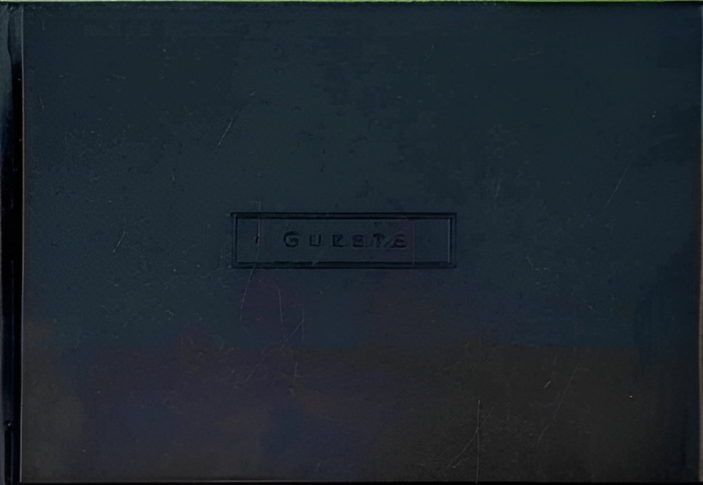 Classic Black Guest Book