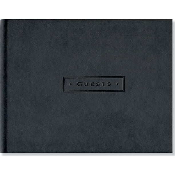 Classic Black Guest Book (Hardcover)