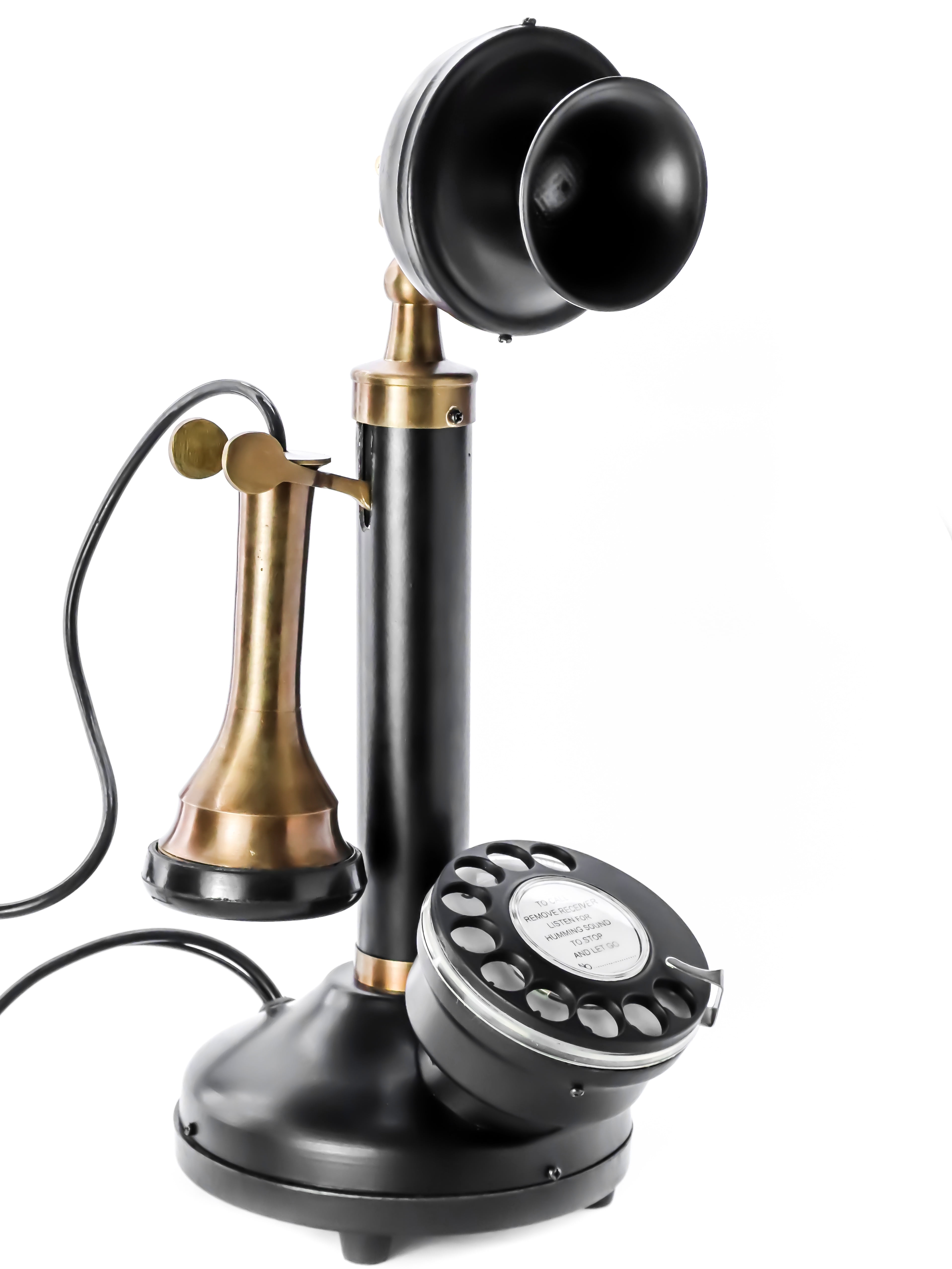 Antique Replica Home Decor Candlestick Functional Brass Antique Finish Desk Telephone 1000x1000