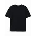 thumbnail image 1 of Classic Black Oversized Crew Neck T-shirt, 1 of 6