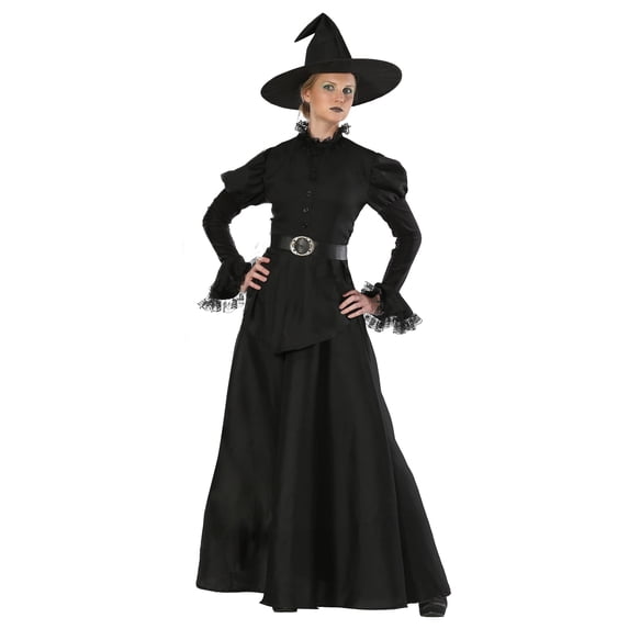 Classic Black Witch Plus Size Women's Costume