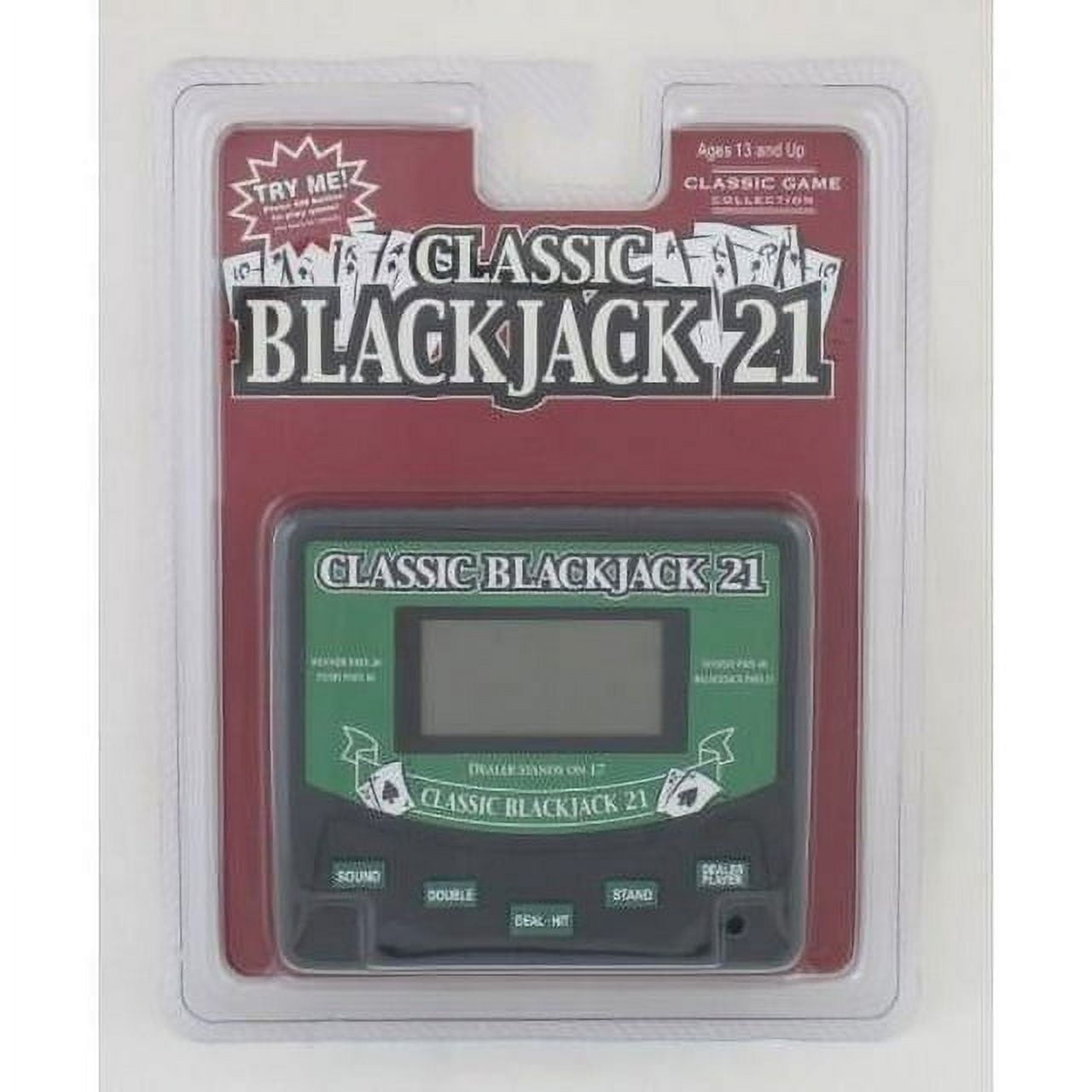 JOHN N HANSEN OR EDUCA PUZZLES Classic Blackjack 21 Electronic Handheld Game Electronic Games