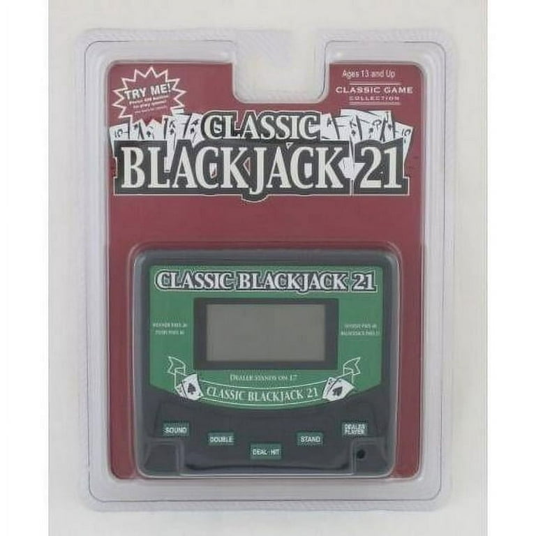Classic Blackjack 21 Handheld Electronic Game - Digital Casino