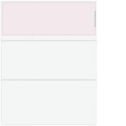 Classic Blank Top Check, Blank Computer Checks with Burgundy Herringbone Background, 500/Pk
