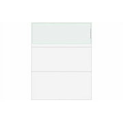 Classic Blank Top Check, Blank Computer Checks with Green Herringbone Background, 500/Pk