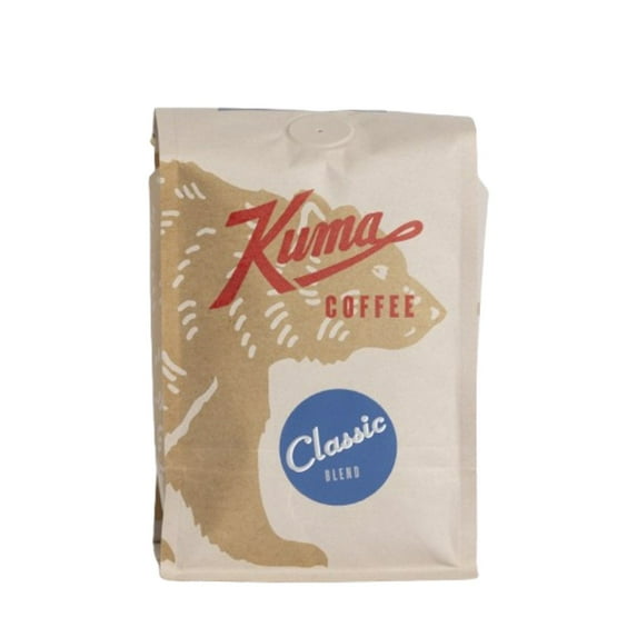 Classic Blend - Roasted by Kuma Coffee - Whole Bean Coffee - 12 Ounce Bag