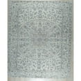 thumbnail image 1 of EORC QT2418BG8X10 Hand-Knotted Wool Wool and Viscose  Kerman-Kashan-Isfahan Rug, 8' x 10', Beige  Area Rug, 1 of 5