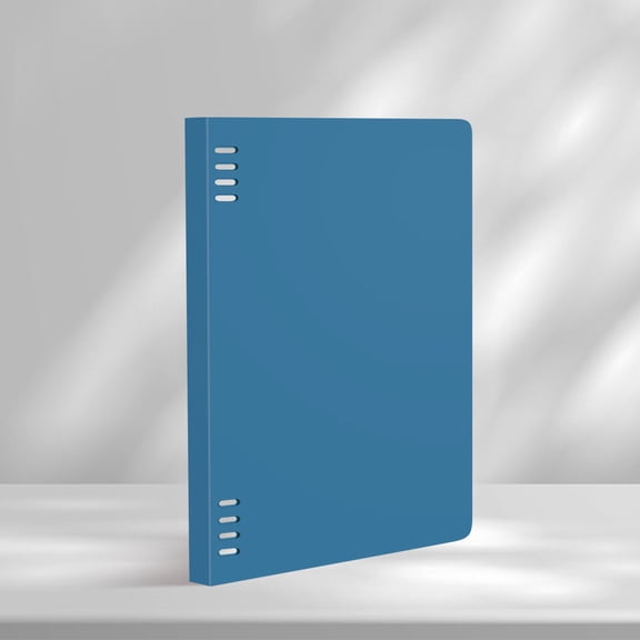 Classic Blue B5 Loose-Leaf Binder – Timeless Shade with Frosted Finish, Ideal for Daily Planners, Task Trackers, and Reference Materials, Easy to Customize and Reorganize Pages, By Harlik