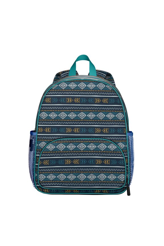 Classic Boho Chic Student Backpack – Water-Resistant Antique Floral School Bag for Travel and Daily Use