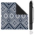 thumbnail image 1 of Classic Boho Pattern Extra Large Non-Slip Mahjong Mat 31.5 Inch Square Rubber Playing Pad with Quiet Design for Tiles Card Games and Board Game Nights, 1 of 7