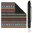 thumbnail image 1 of Classic Boho Pattern Non-Slip Game Room Mat 31.5 Inch Square Rubber Mahjong Playing Surface with Noise Dampening for Card Games and Board Game Nights, 1 of 7