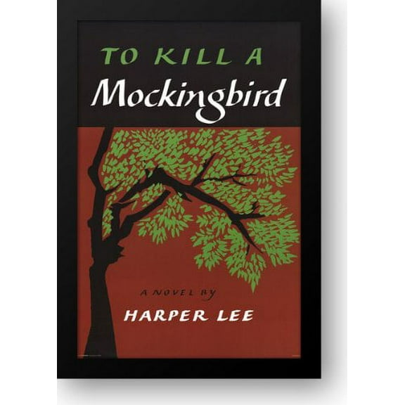 Classic Book Covers - To Kill a Mockingbird 28x40 Framed Art Print