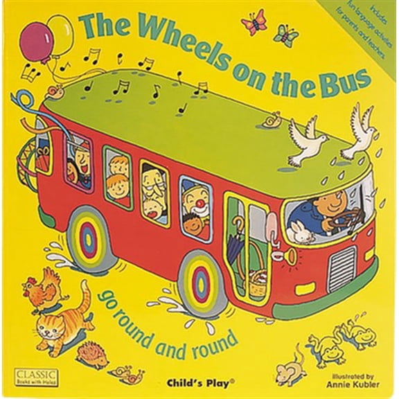 Pre-Owned The Wheels on the Bus go Round and Round (Classic Books with Holes Big Book) Paperback - USED