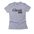 thumbnail image 1 of Classic Born In 2015 - Vintage Birthday Gift Women's Cotton Grey T-Shirt, 1 of 2
