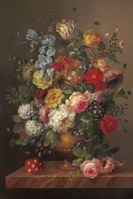 Classic Bouquet I Canvas Art - Steiner (12 x 18)
