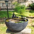 thumbnail image 1 of Classic Bowl-Shaped Aquarium - Durable ABS Resin, Non-Electric, Perfect for Outdoor Garden & Balcony Decor, Ideal for Fish,  & for Lotus Coexistence, 1 of 13