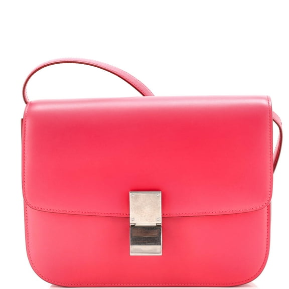 Pre-Owned Classic Box Bag Smooth Leather Medium By Rebag