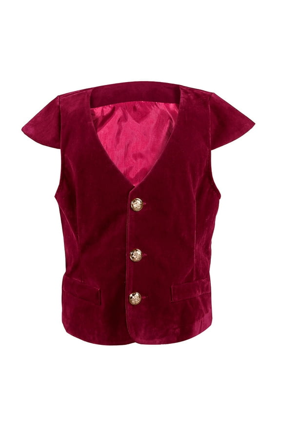 Classic Boys Casual Vest Solid Color Crewneck Top for Children Everyday Comfort Wear