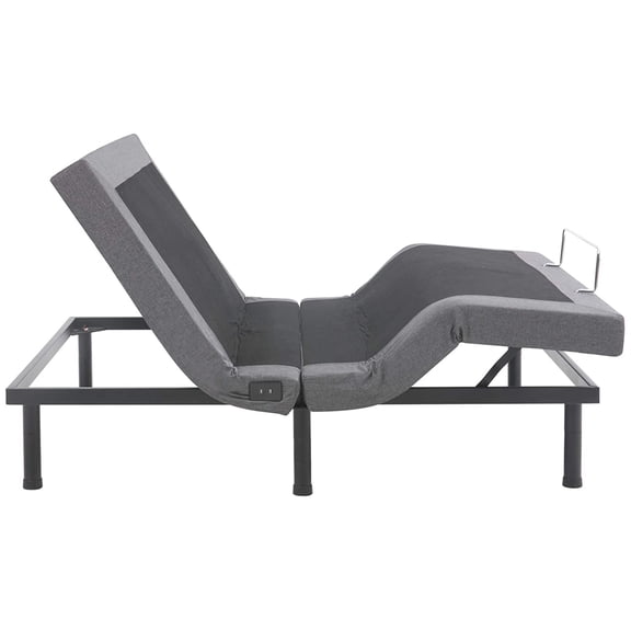 Classic Brands Adjustable Comfort Bed Base with Massage & USB Port, Twin XL