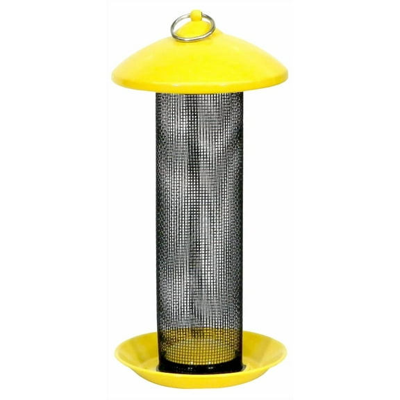 Stokes Finch Screen Mesh Bird Feeder, Yellow