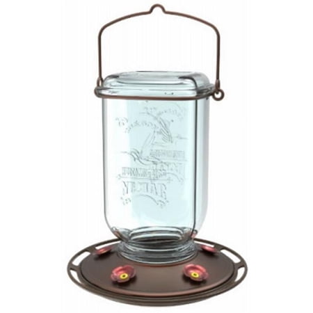 Classic Brands Hummingbird Feeder - Clear Mason Jar