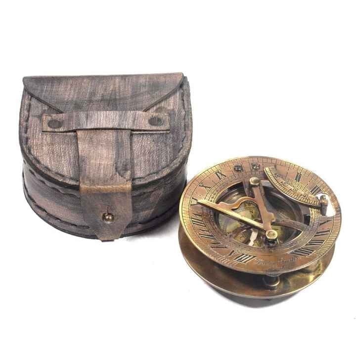 Bcf Compass Classic Brass Luminous Outdoor Compass New Portable Travel Hiking ...