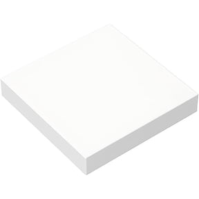 Classic Bricks Tile 2 x 2 500 Piece, Bulk Building Blocks for Smooth Surface Wall Floor , Creative Play Set - Compatible with Lego and All Major Brick Brands (500 Pcs) (White)