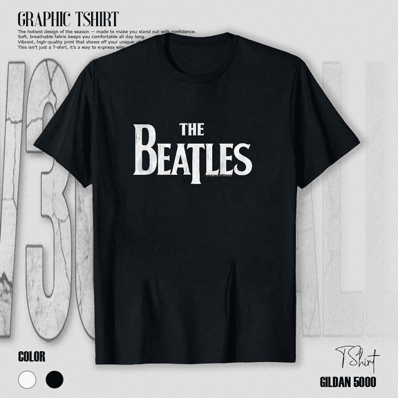 Classic British Rock Band Logo Inspired Minimal Retro Music Fan Unisex T-Shirt V15852, up to size 5XL