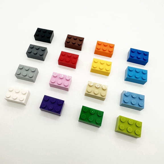 RBrickstem Classic Bulk Building Bricks 2x3 White Compatible with Major Brands 60 Piece 3002