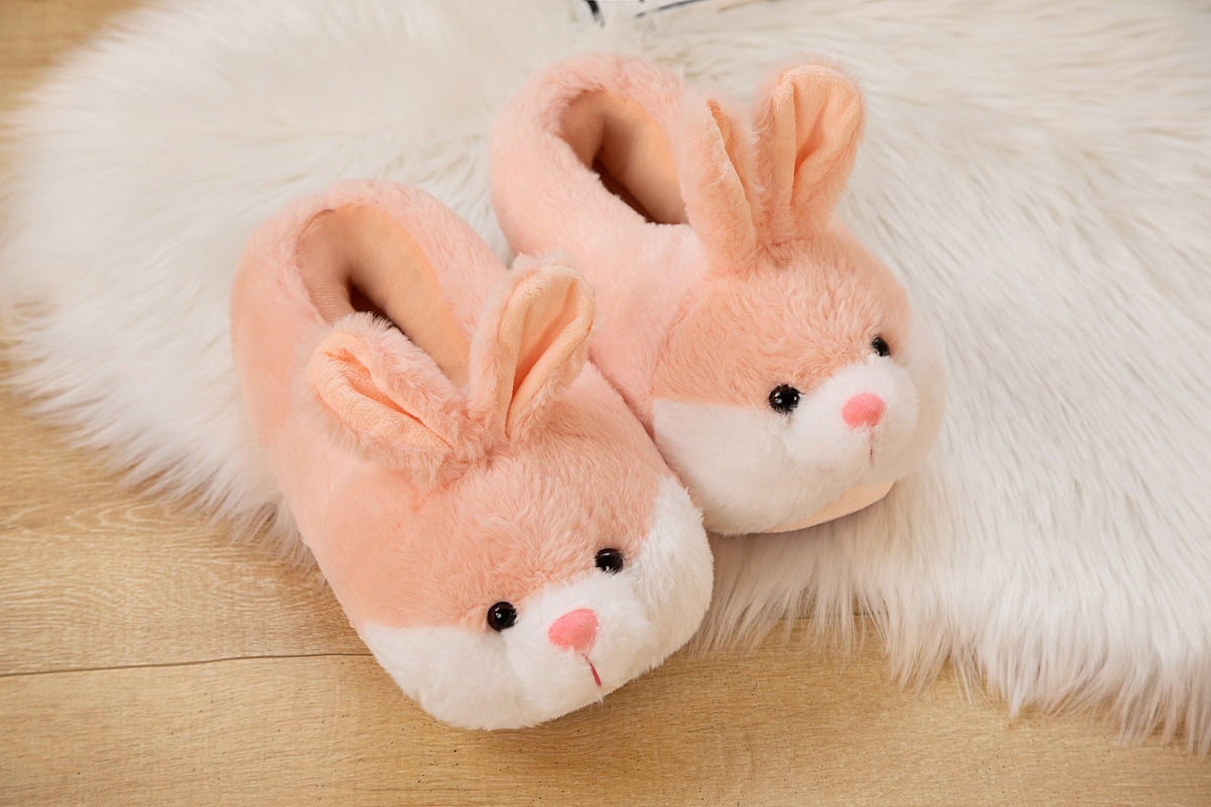 Classic Bunny Slippers for Women Funny Animal Slippers for Girls Cute Plush Rabbit Slippers Easter Gifts Walmart
