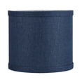 thumbnail image 1 of Classic Burlap Drum Lampshade, 8-inch to 16-inch Bottom Size Available Burgundy 8", 1 of 7
