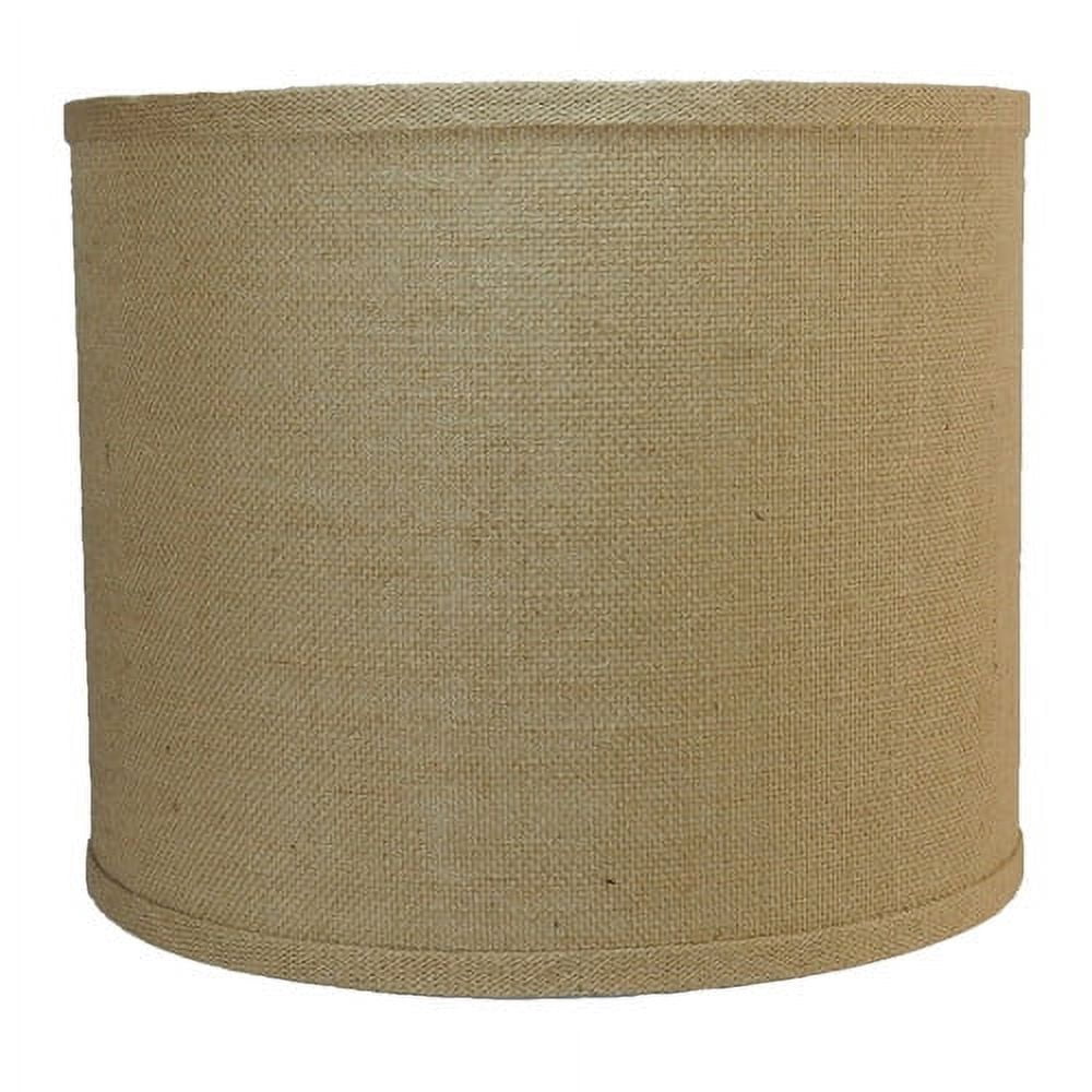 Classic Burlap Drum Lampshade, 8-inch to 16-inch Bottom Size Available ...