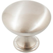 Classic Cabinet Knob, 1-1/8 Inches, Satin Nickel by Stone Harbor Hardware
