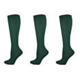 thumbnail image 1 of Sierra Socks Classic Cable Knit Acrylic Knee High Socks,Pack of 3,for Female, Hunter Green,for Women, 1 of 11