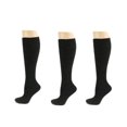 thumbnail image 1 of Sierra Socks Classic Cable Knit Acrylic Knee High Socks, Pack of 3, for Female, Charcoal, for Women, 1 of 8