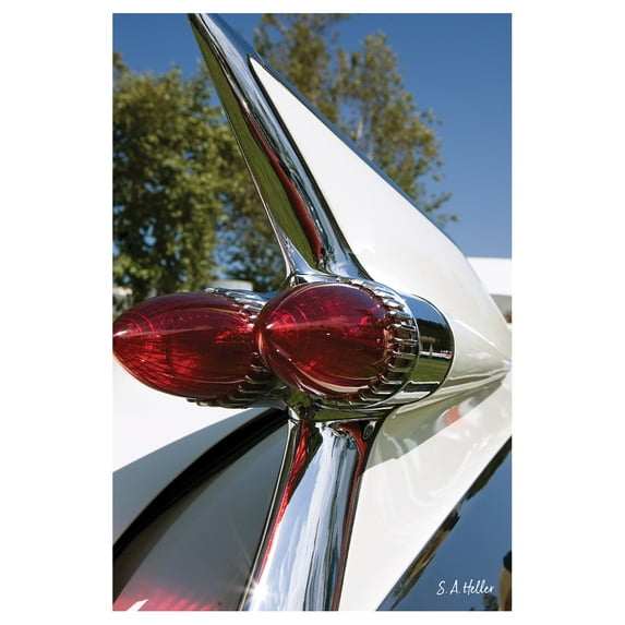 Classic Cadillac Fin By Photographer Steven A. Heller - 20"X30" Canvas