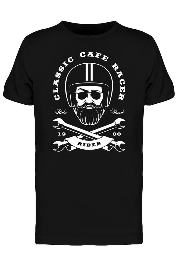 Classic Cafe Racer T-Shirt Men -Image by Shutterstock, Male 3X-Large