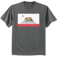 thumbnail image 1 of Classic California flag t-shirt graphic tee for men, 1 of 1