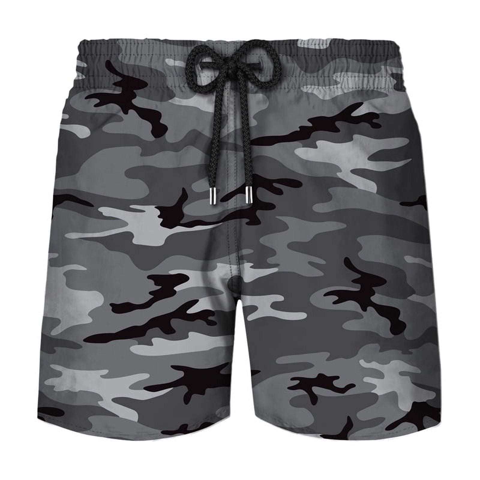 Classic Camouflage Board Shorts Men Fashion 3D Printed Camo Quick Dry